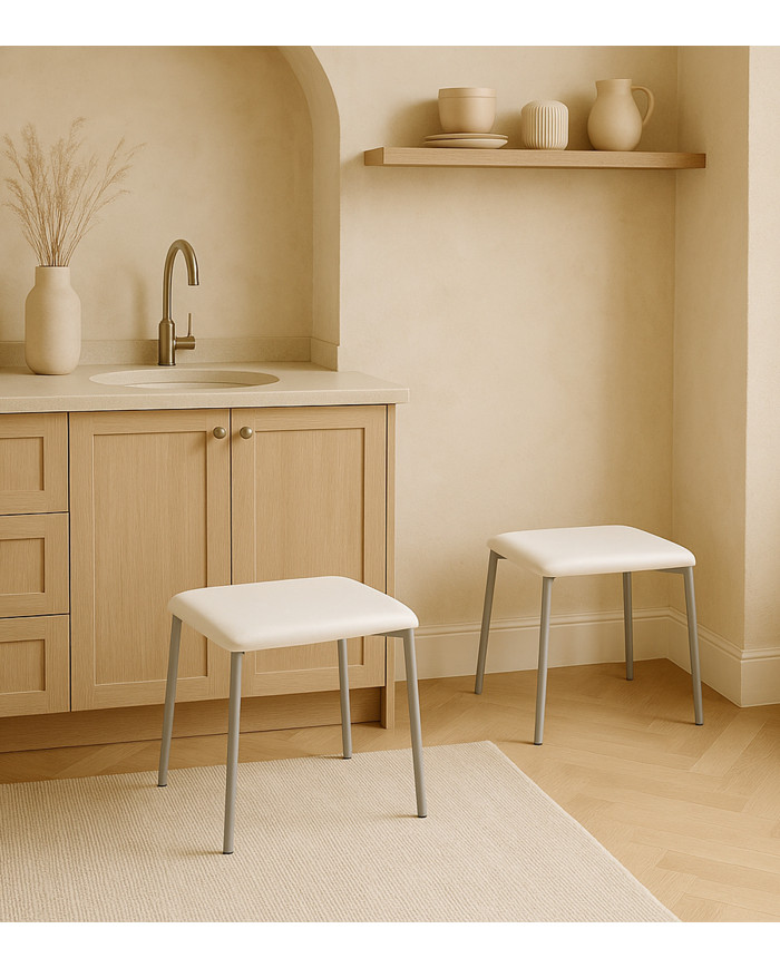 Taburete Inya – Taburete bajo para cocina o auxiliar