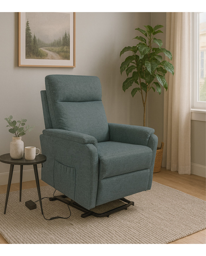 Sillón relax Delta elevable con motor eléctrico – Varias opciones de color Sillón relax Delta elevable con motor eléctrico – Varias opciones de color