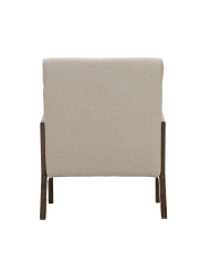 Butaca Nicole nórdica con cojín lumbar – Tapizado antimanchas