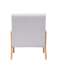 Butaca Nicole nórdica con cojín lumbar – Tapizado antimanchas