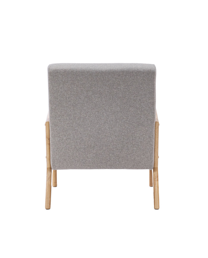 Butaca Nicole nórdica con cojín lumbar – Tapizado antimanchas