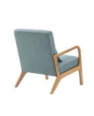 Butaca Nicole nórdica con cojín lumbar – Tapizado antimanchas