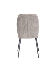Silla Nalon – Tapizada con diseño a rayas y patas negras Silla Nalon – Tapizada con diseño a rayas y patas negras