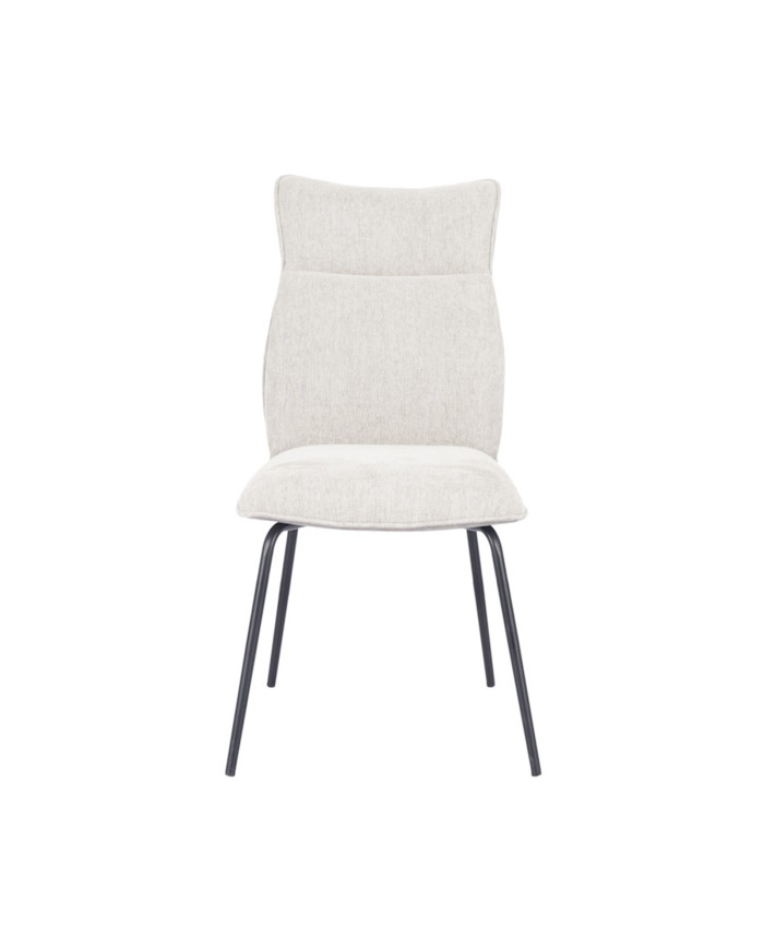 Silla Roma tapizada en tela y símil napa – Pack 2 unidades Silla Roma tapizada en tela y símil napa – Pack 2 unidades