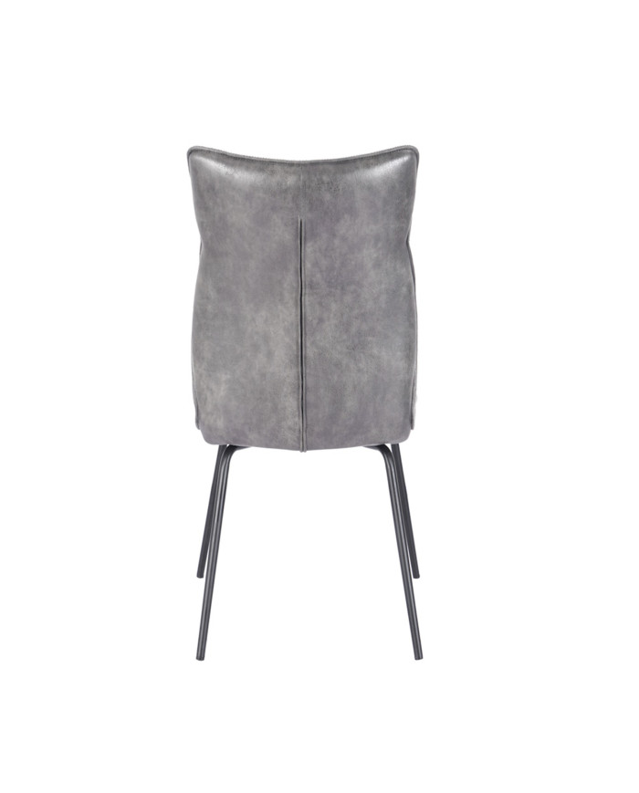 Silla Roma tapizada en tela y símil napa – Pack 2 unidades Silla Roma tapizada en tela y símil napa – Pack 2 unidades