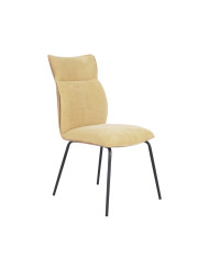 Silla Roma tapizada en tela y símil napa – Pack 2 unidades Silla Roma tapizada en tela y símil napa – Pack 2 unidades