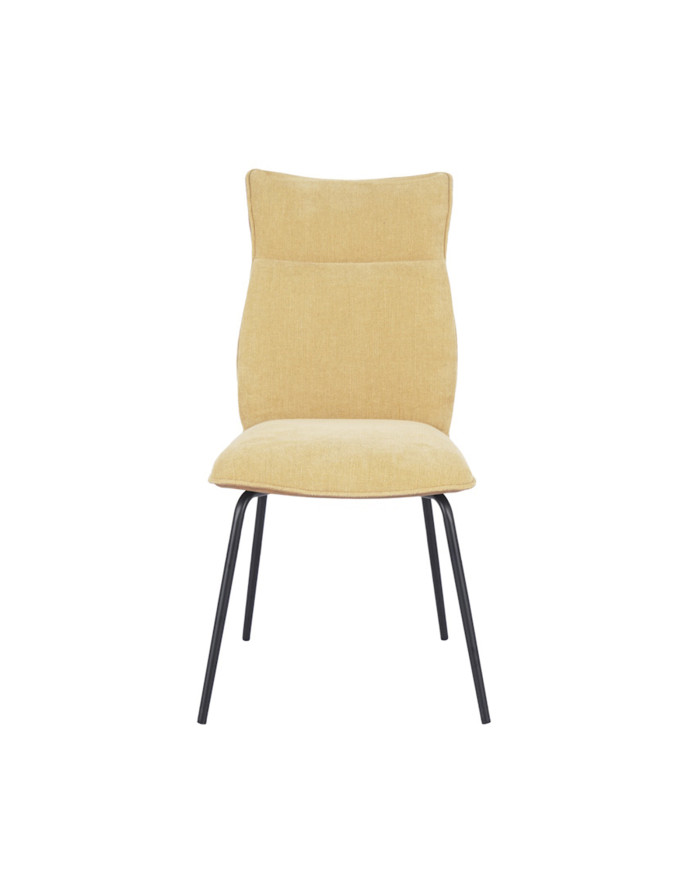 Silla Roma tapizada en tela y símil napa – Pack 2 unidades Silla Roma tapizada en tela y símil napa – Pack 2 unidades