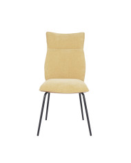 Silla Roma tapizada en tela y símil napa – Pack 2 unidades Silla Roma tapizada en tela y símil napa – Pack 2 unidades