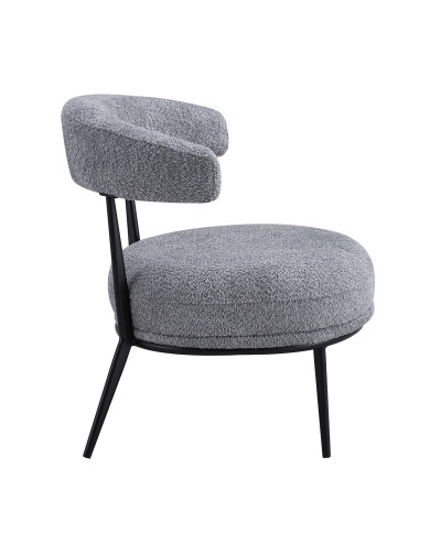 Butaca Asis – Tapizado Teddy y patas metálicas, ideal para cualquier espacio