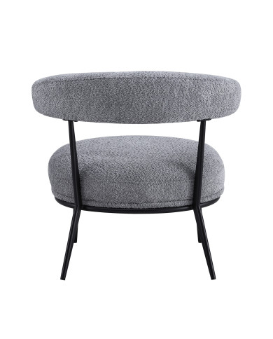 Butaca Asis – Tapizado Teddy y patas metálicas, ideal para cualquier espacio