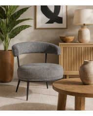 Butaca Asis – Tapizado Teddy y patas metálicas, ideal para cualquier espacio Butaca Asis – Tapizado Teddy y patas metálicas, ideal para cualquier espacio