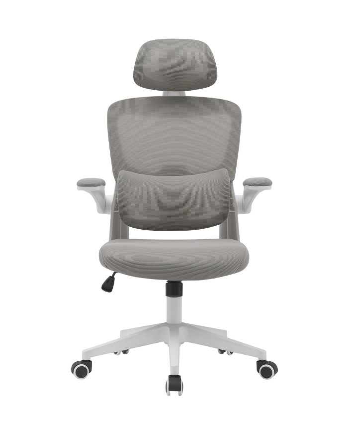Silla de escritorio Aron ergonómica con refuerzo lumbar y reposacabezas regulable