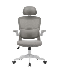 Silla de escritorio Aron ergonómica con refuerzo lumbar y reposacabezas regulable