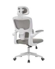 Silla de escritorio Aron ergonómica con refuerzo lumbar y reposacabezas regulable