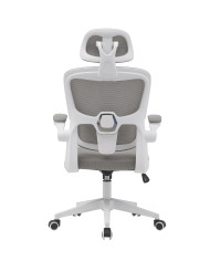 Silla de escritorio Aron ergonómica con refuerzo lumbar y reposacabezas regulable