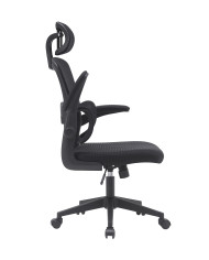 Silla de escritorio Aron ergonómica con refuerzo lumbar y reposacabezas regulable