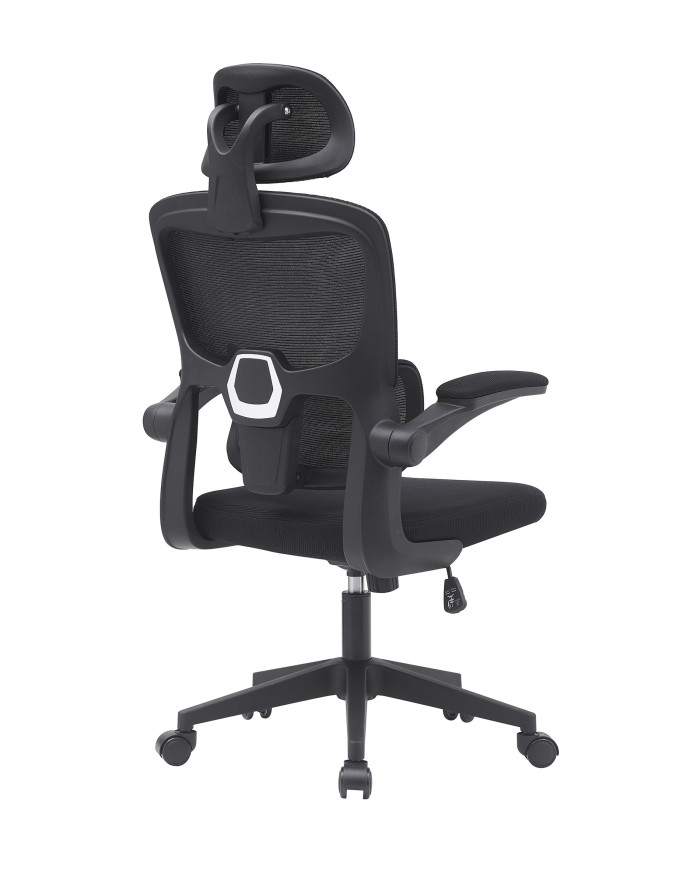 Silla de escritorio Aron ergonómica con refuerzo lumbar y reposacabezas regulable