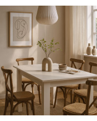 Mesa de comedor extensible Uki de 140 a 180 cm – Moderna y funcional