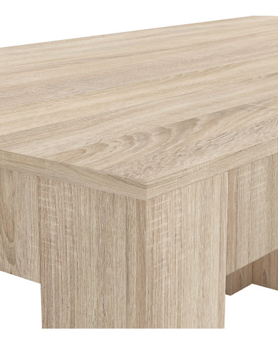 Mesa de comedor Uki 140x90 cm – Moderna, robusta y funcional