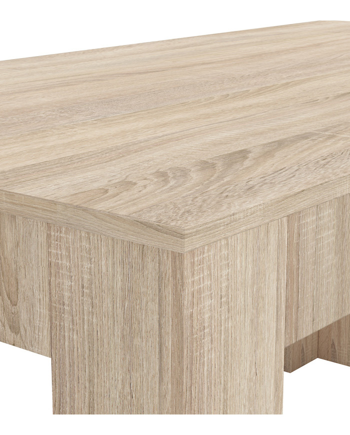 Mesa de comedor Uki 140x90 cm – Moderna, robusta y funcional