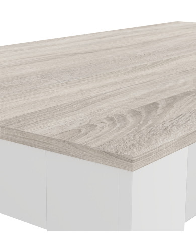 Mesa de comedor Uki 140x90 cm – Moderna, robusta y funcional