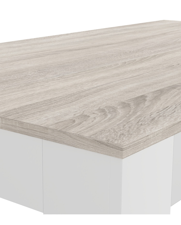 Mesa de comedor Uki 140x90 cm – Moderna, robusta y funcional