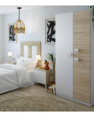 Armario Tomy 3 puertas – Con barra de colgar y estantes fijos