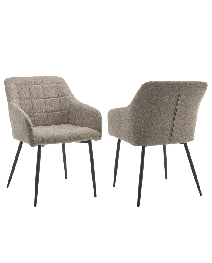 Pack 2 sillas comedor con reposabrazos FREYA