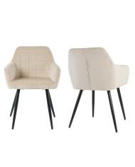 Pack 2 sillas comedor con reposabrazos FREYA