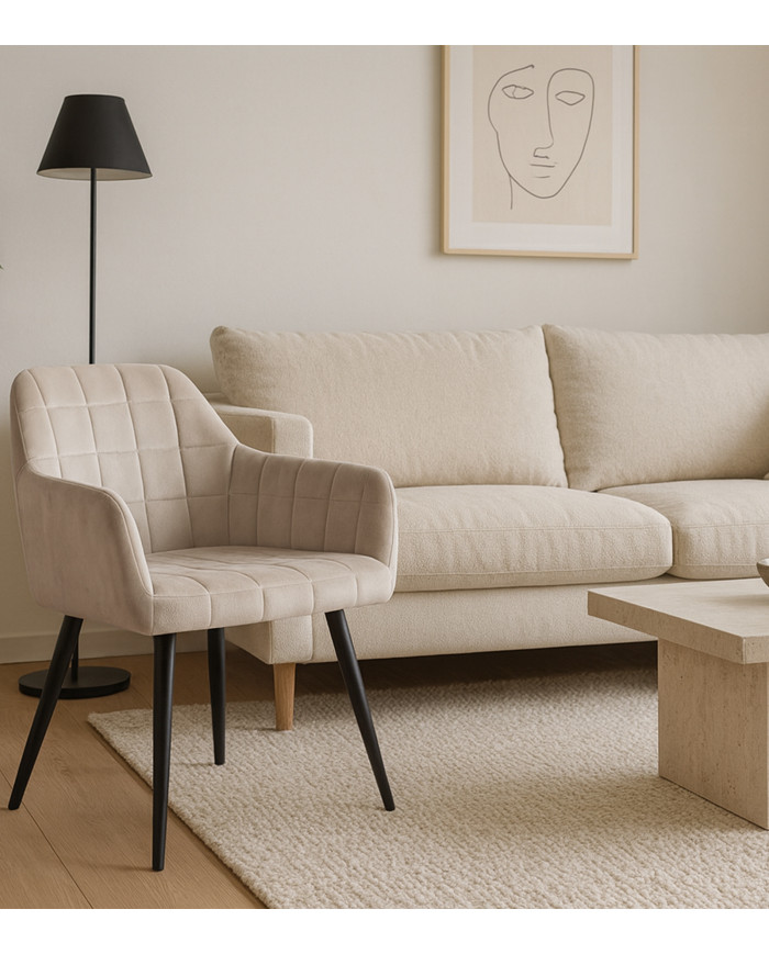 Pack 2 sillas comedor con reposabrazos FREYA