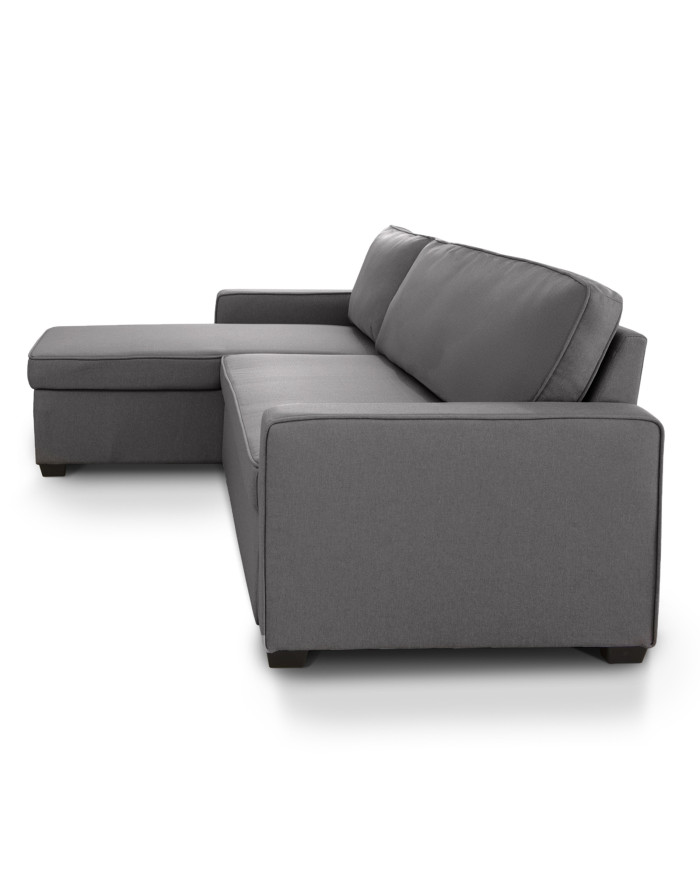 Sofá cama Maxi – Chaise longue reversible y extensible con arcón