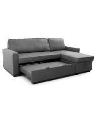 Sofá cama Maxi – Chaise longue reversible y extensible con arcón