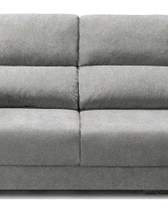 Sofá Chaise Longue Marcia – 3 plazas con asientos deslizantes, pouf y arcón