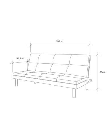 Sofa cama clic clac al mejor precio - HOME HEAVENLY