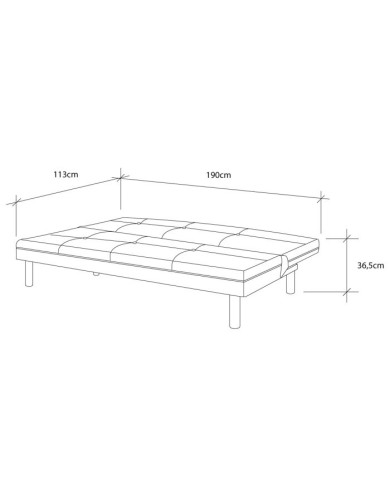 Sofa cama clic clac al mejor precio - HOME HEAVENLY