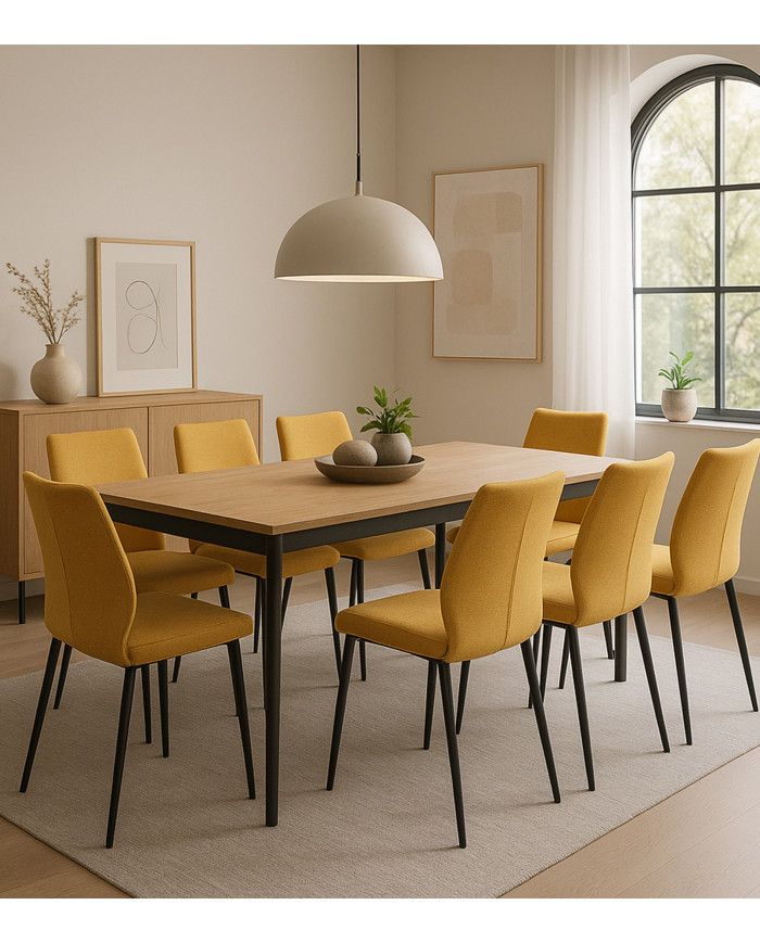 Sillas Nobles - Pack de 4 sillas modernas y cómodas para comedor