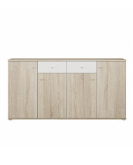 Aparador Match – Diseño moderno roble y blanco