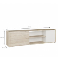 Mueble de TV Match 180 cm – Estilo escandinavo y funcional