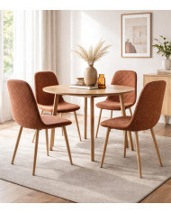 Pack de 4 Sillas de Comedor Suiz - Diseño Moderno y Elegante