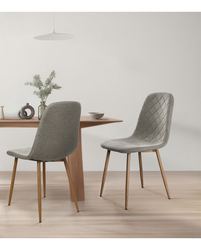 Pack de 4 Sillas de Comedor Suiz - Diseño Moderno y Elegante