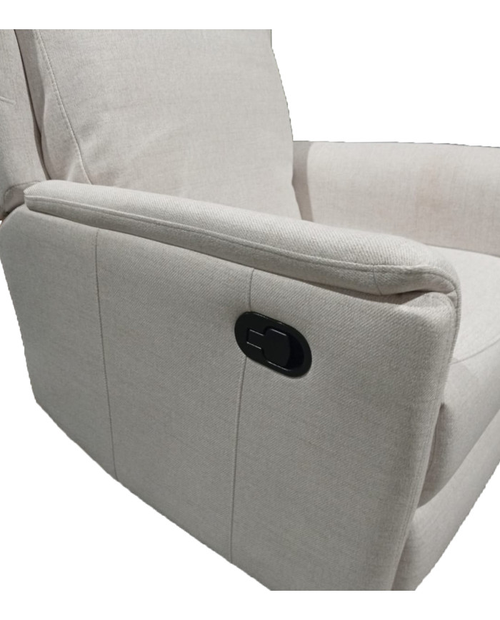 Sillón reclinable Nievis – Sillón relax con palanca