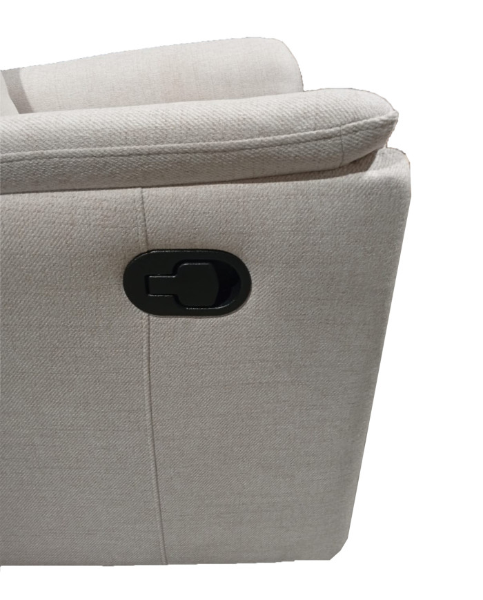 Sillón reclinable Nievis – Sillón relax con palanca