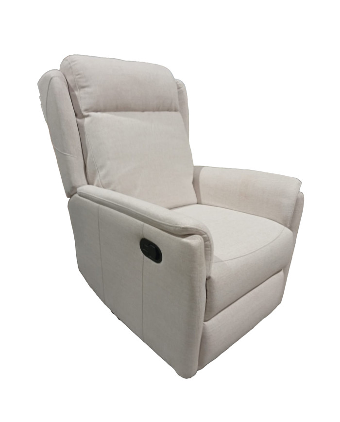 Sillón reclinable Nievis – Sillón relax con palanca