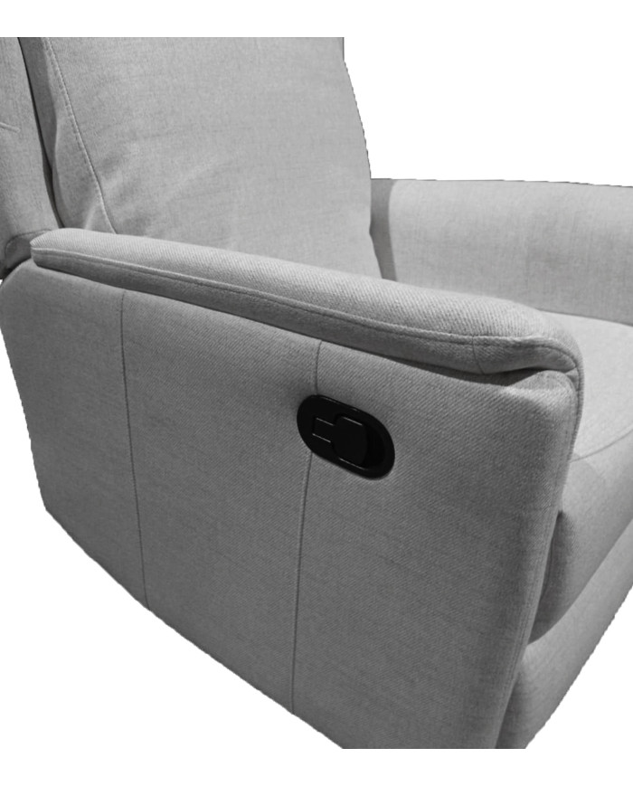 Sillón reclinable Nievis – Sillón relax con palanca