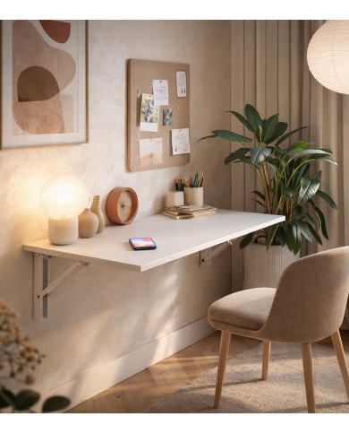 Mesa plegable de pared Plex – Mesa auxiliar compacta