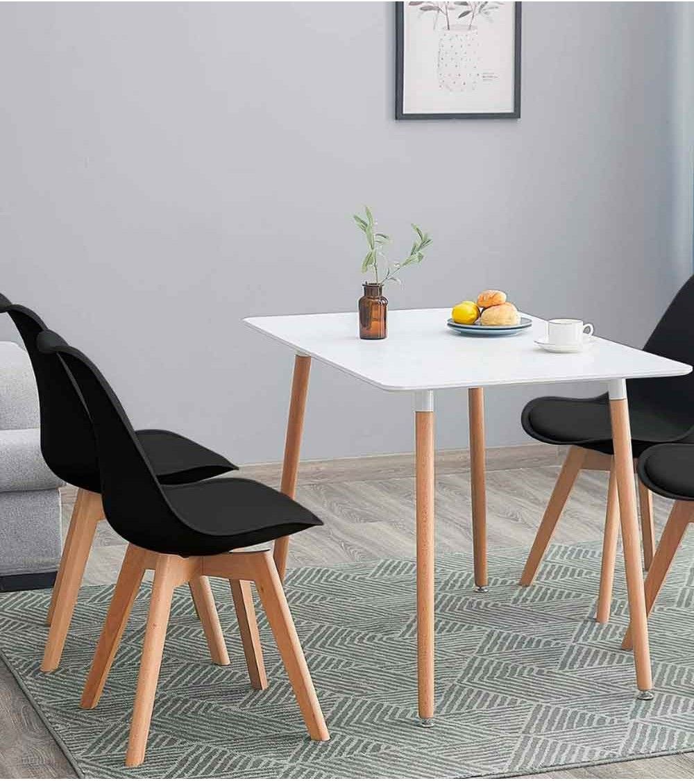 Pack 4 sillas Tulipa – Sillas de comedor estilo nórdico
