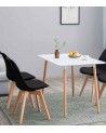 Pack 4 sillas Tulipa – Sillas de comedor estilo nórdico