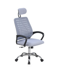 Silla de escritorio Queny ergonómica con reposacabezas
