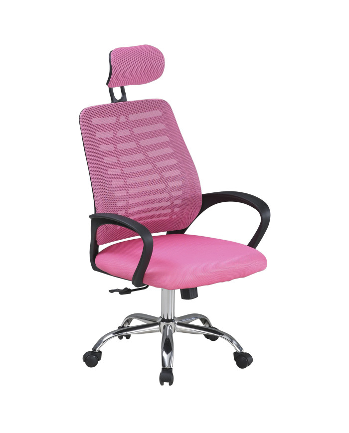 Silla de escritorio Queny ergonómica con reposacabezas