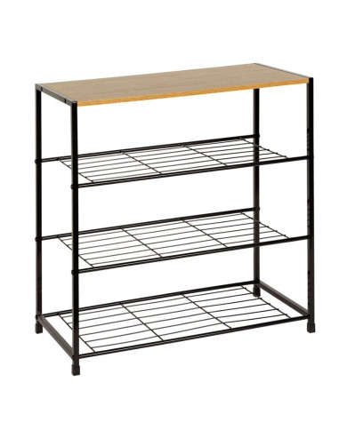 Estantería Kraft estilo industrial con 4 estantes